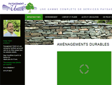 Tablet Screenshot of paysagementlunick.com
